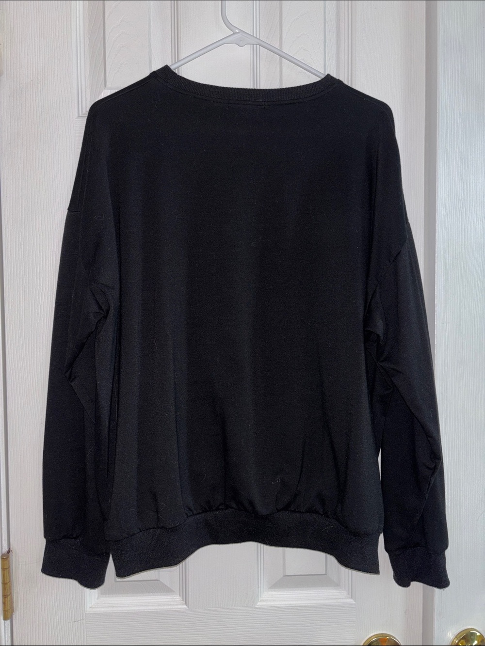 Romwe East Coast Graphic Sweatshirt in Black Size Large - Picture 2 of 4